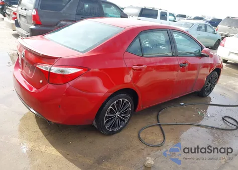 2015 Toyota Corolla S Plus z USA, uszkodzony, nr VIN 5YFBURHE0FP208377